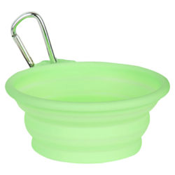 Pet London Dog Travel Bowl, Medium, Green